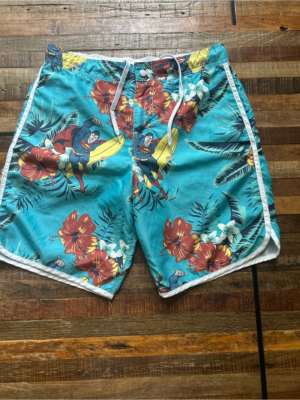 Superman DC Comics Board Shorts/Swim Trunks